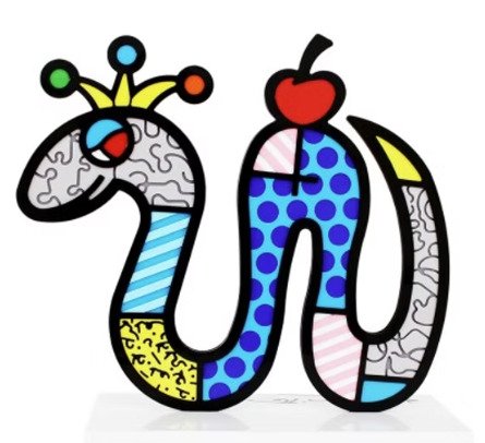 Romero Britto (1963) - TINY TEMPTATION white base #3.2