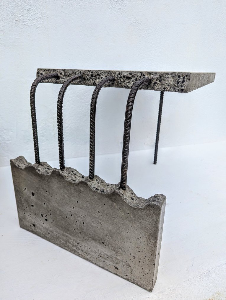 Wallavibe - D.B - 咖啡桌 - Mesa L - 粗犷风格 - 雕塑家具 #2.1