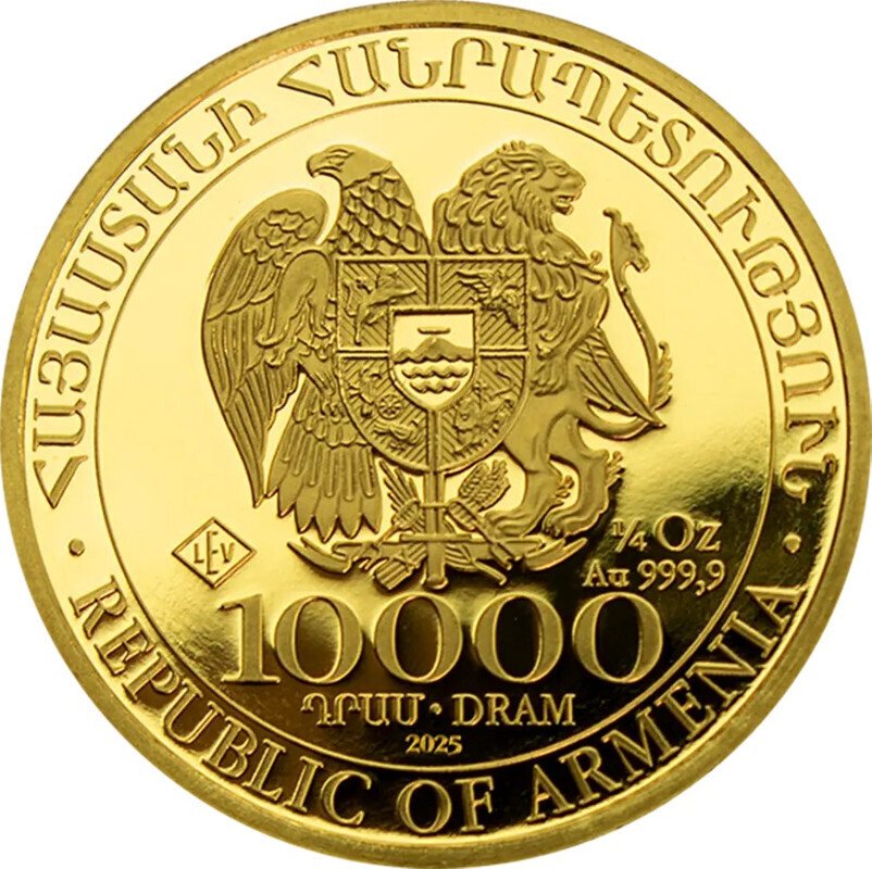 1/4 Ounce - 金色 .999 - 2025 - Noah's Ark fine gold #1.0