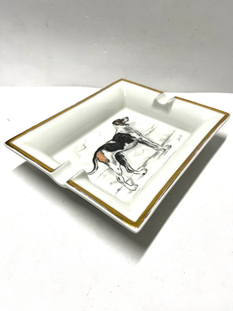 Hermès - Σταχτοδοχείο - Xavier de Poret - Limited to 324 - Hunting dog - Πορσελάνη #2.1