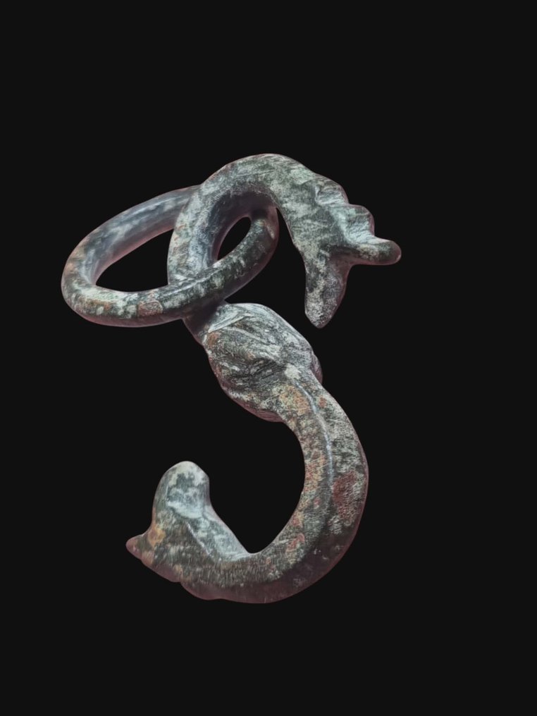 Εποχή των Βίκινγκς Χαλκός Πολύ Σπάνιο Fafnir Amulet Κρεμαστό κόσμημα  (χωρίς τιμή ασφαλείας) #2.1