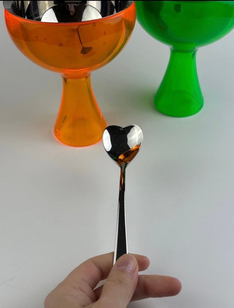 Alessi - Miriam Mirri - Csésze - big love - Műanyag, Fém - 2002 #1.0