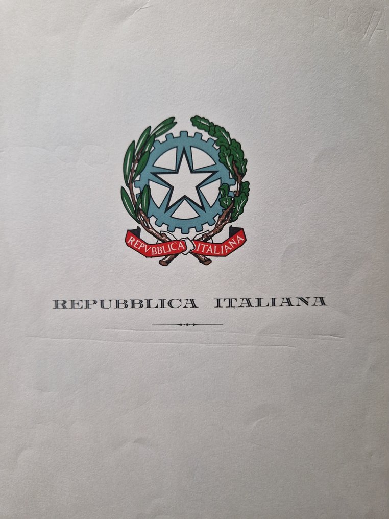 Ιταλία 1954/1979 - Ιταλία Δημοκρατία. Ολοκληρωμένες σειρές 1954/79 (χωρίς Gronchi Rosa), άθικη γόμα. Σε άλμπουμ και #1.0