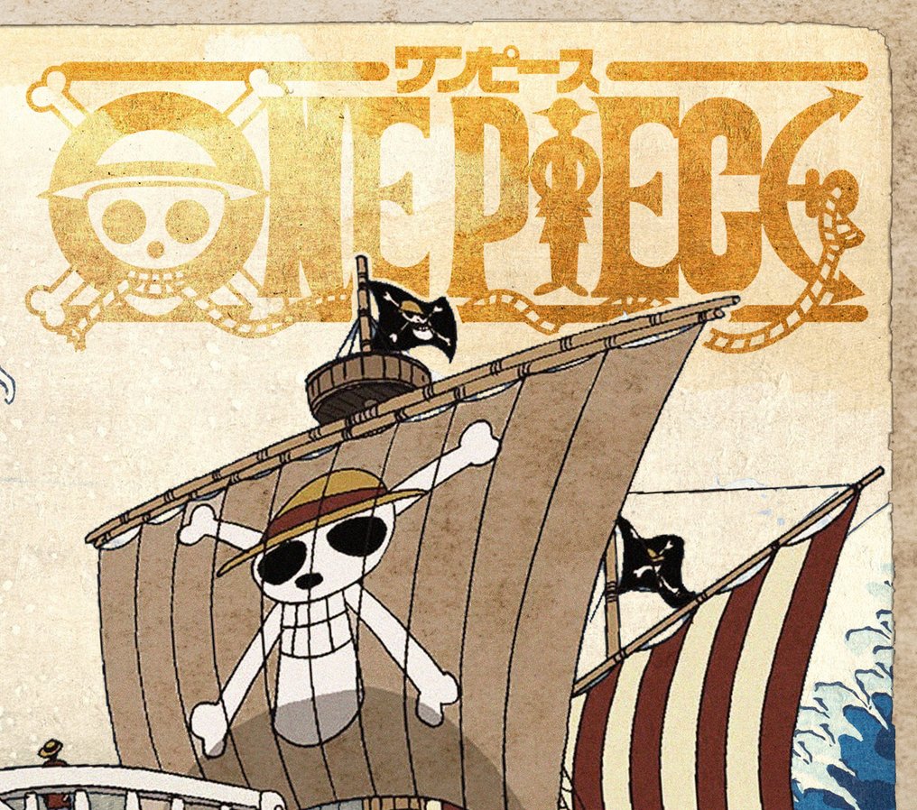 Kodo88 Giclée - The Great Wave of One Piece 大波の航海 – Limited Edition (7/10) – Hand Signed #4.3