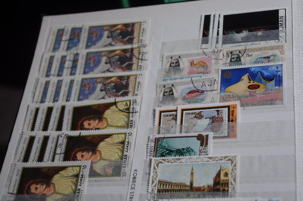 Thematic - Party with various themes, series, blocks, quantities, and more in a stack of stock books (212). #4.3