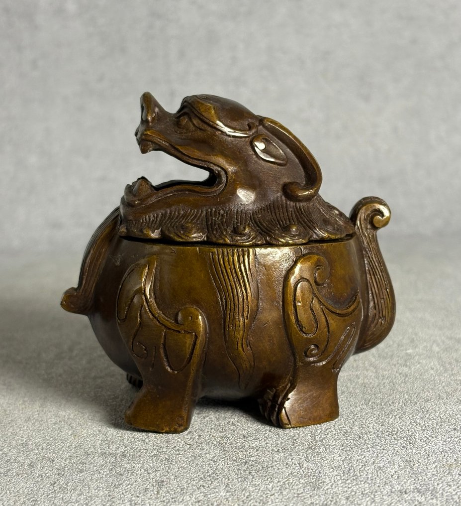 Røkelsesbrener - Bronse - Kina - Sent på 1900-tallet #1.0