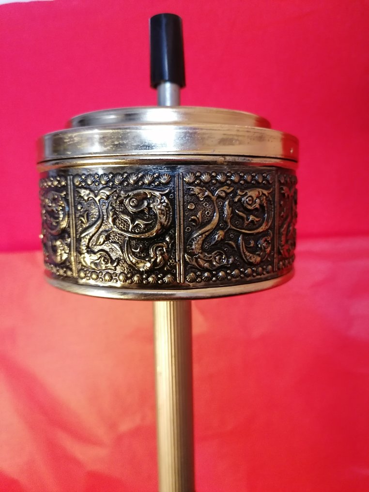 Ashtray - Σταχτοδοχείο - Roulette - Χάλυβας, Χαλκός, Μάρμαρο - Τασάκι σε βάση #4.3