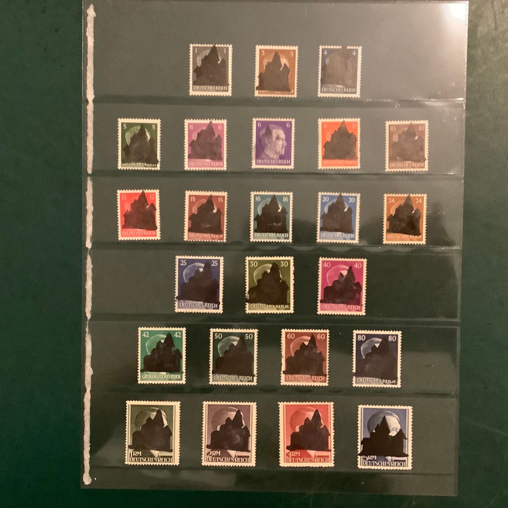 Γερμανία - Τοπικά ταχυδρομεία 1945 - Schwarzenberg: πλήρης έκδοση με τις τέσσερις αξίες μάρκας. - Michel 1/23 I #1.0