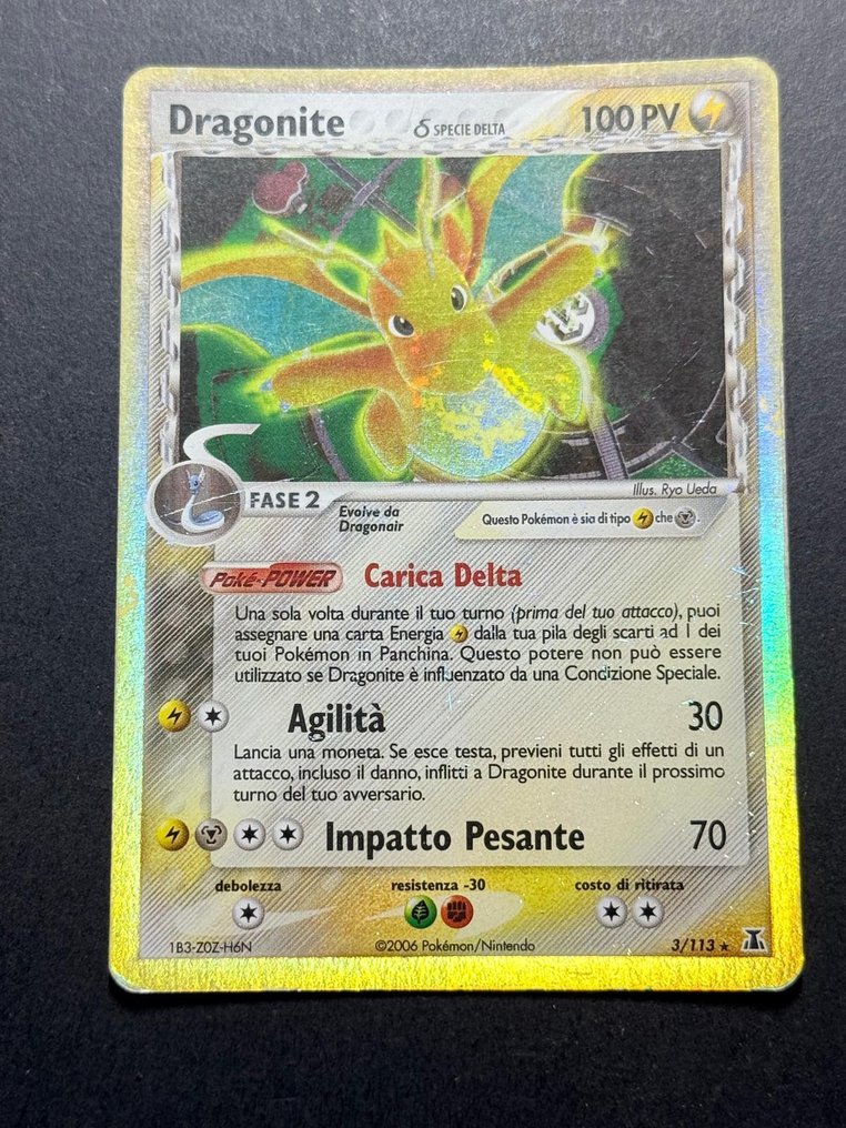 Pokémon - 3 Card - Dragoonite - Latios - Crobat - Ex : Delta Species Holo - EX - EX Delta Species #1.0