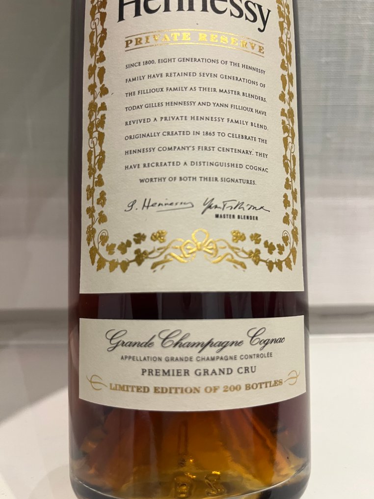 Hennessy - Private Reserve 1865 - Limited Edition of 200 bottles  - b. 2000s - 70cl #1.0