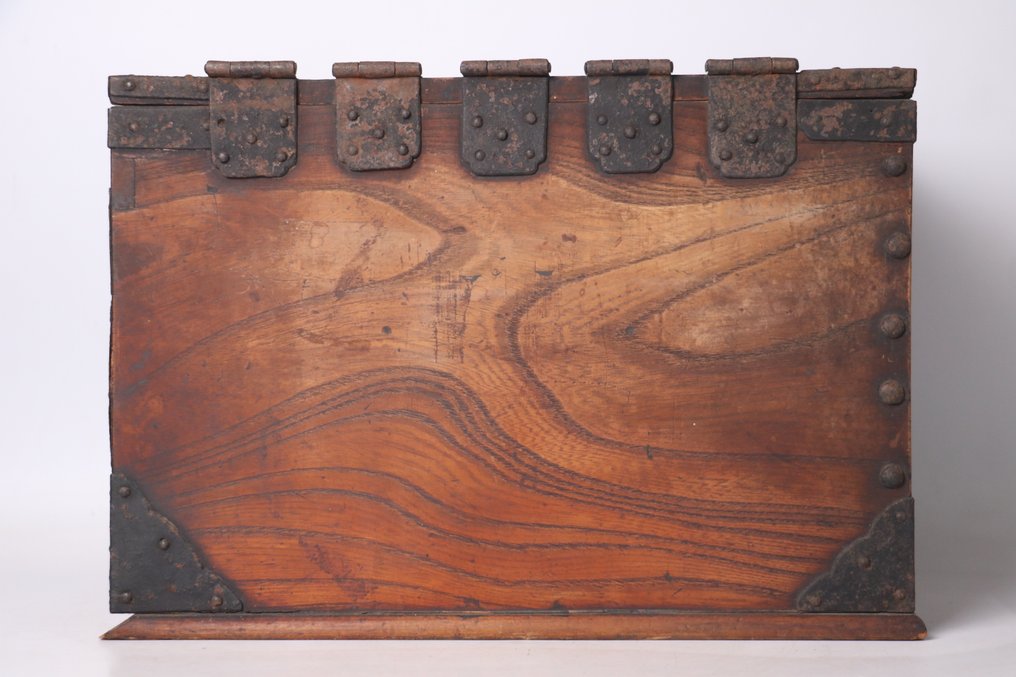 古董日本挂式笔箱 - 传统便携式带抽屉的书写柜 - 木 - 日本 - 1800-1950 #2.1