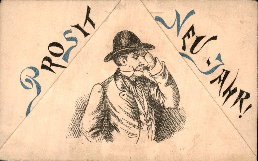 Fantasy, nytår - helligdage - Postkort (134) - 1910-1930 #4.3