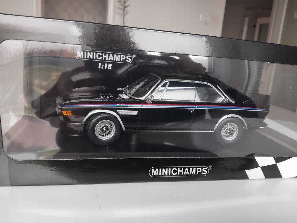 Minichamps 1:18 - Model raceauto - BMW 3.0 CSL 1973 - Beperkt 444 stuks #1.0