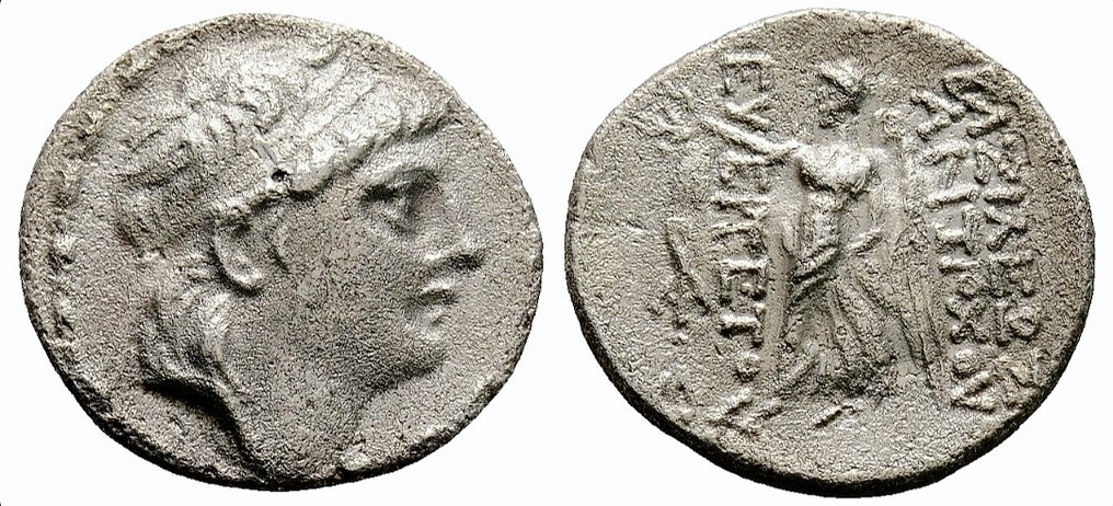 塞琉古王国. Antiochus VII Sidetes (138-129 BC). Drachm Tarsos  (没有保留价) #2.1