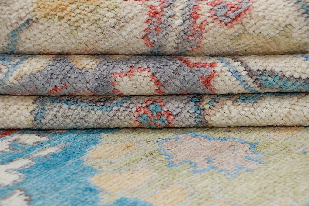 Afghan, Hand-knotted Traditional Oushak rug Unique High quality Premium wool, Ziegler Kazak - Carpet - 303 cm - 253 cm - New Handmade Designer rug #3.2