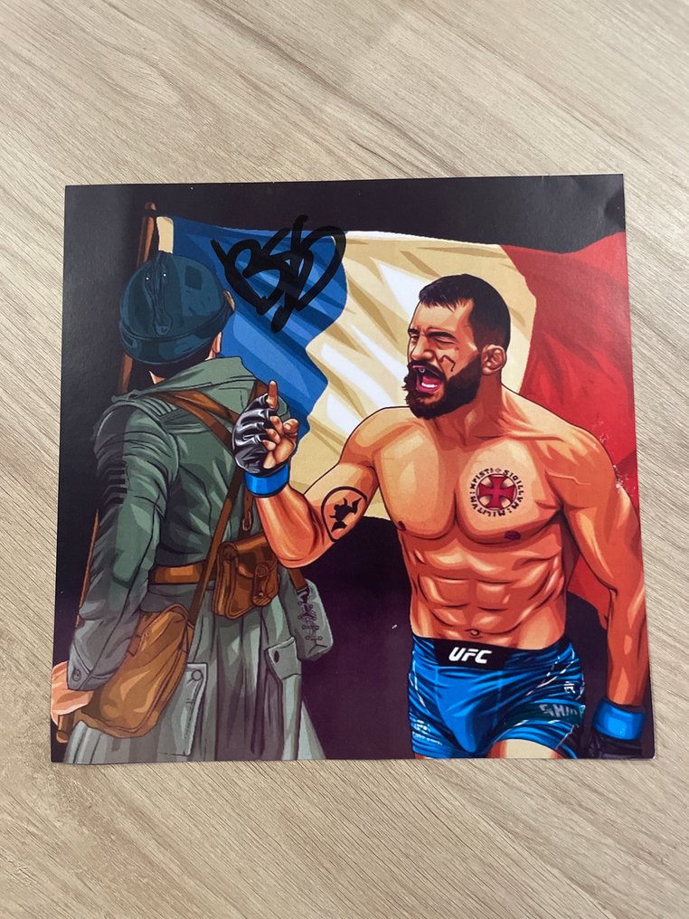 Benoit saint Denis - Photographies autographiées de combattant MMA #1.0