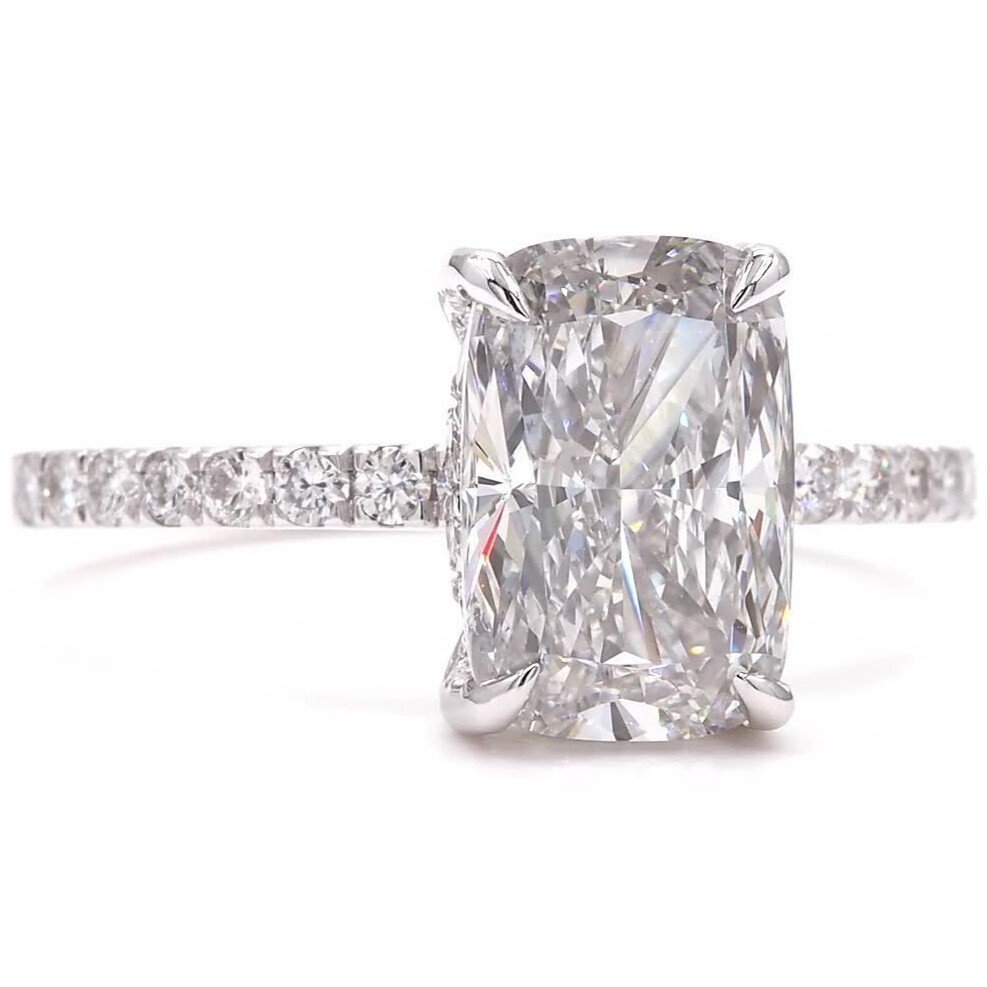 沒有保留價 - 戒指 - 18 克拉 白金 -  2.43ct. tw. 鉆石 (實驗室培育) - 鉆石 #4.3