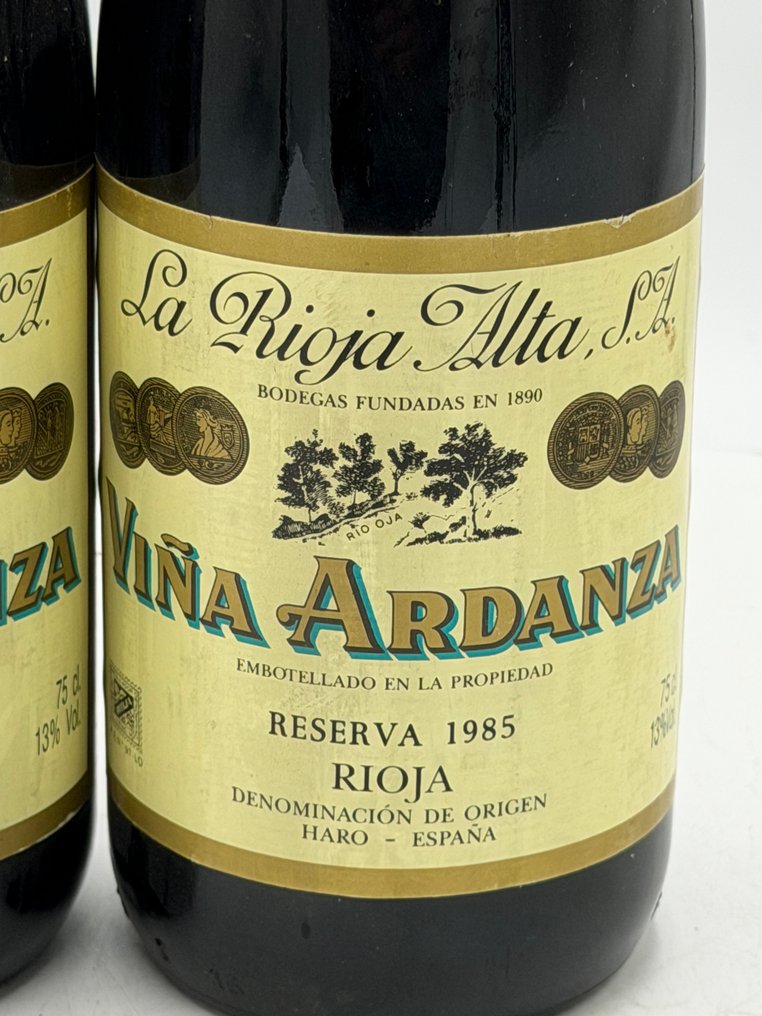 1985 La Rioja Alta, Viña Ardanza - 里奥哈 Reserva - 2 Bottles (0.75L) #2.1