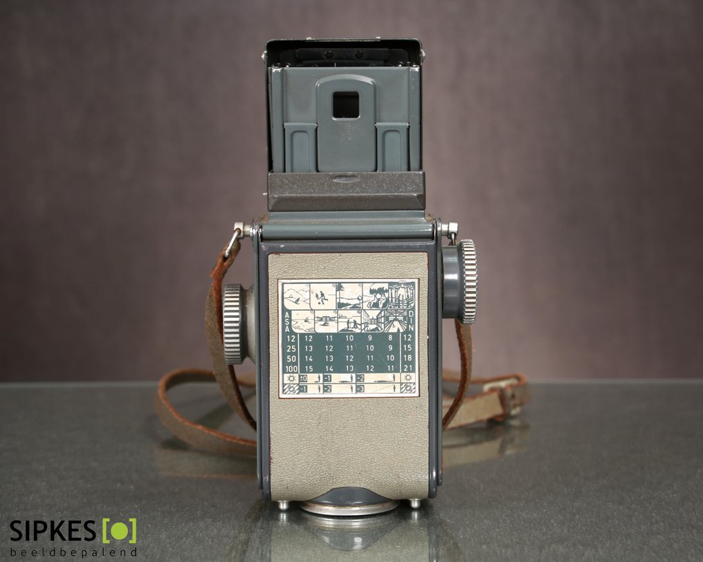 Rollei Rolleiflex "Baby" 4x4 Grey / Medium format camera #4.3
