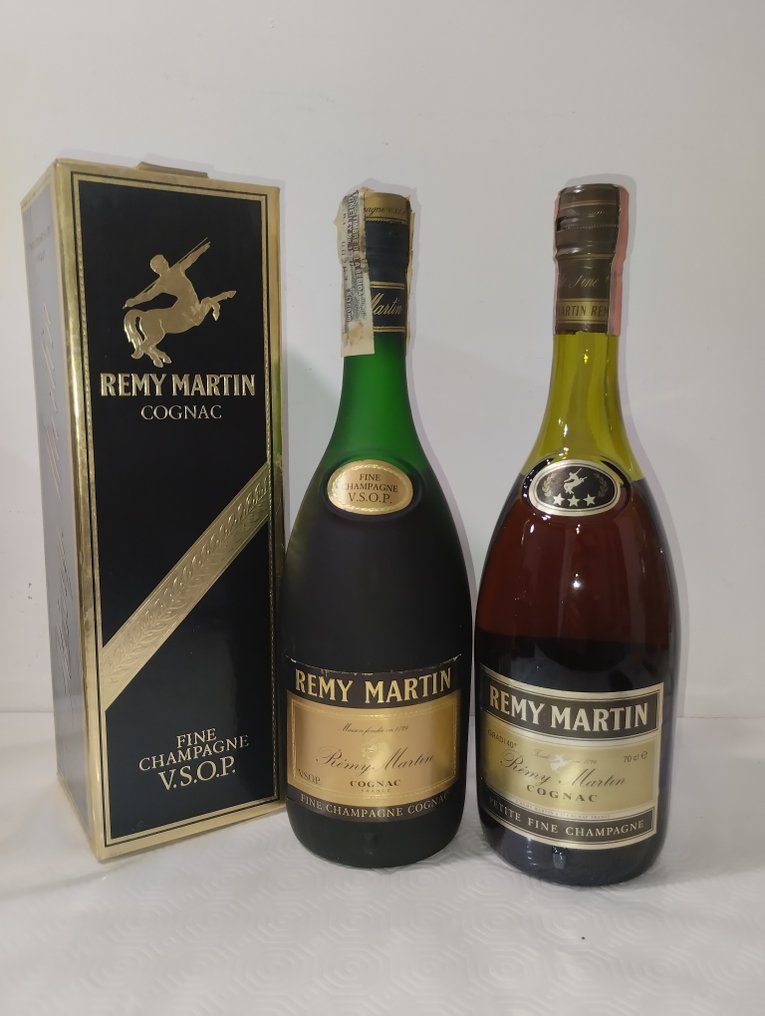 Rémy Martin - VSOP + 3 Star PC  - b. 1980s - 70cl - 2 bottles #1.0