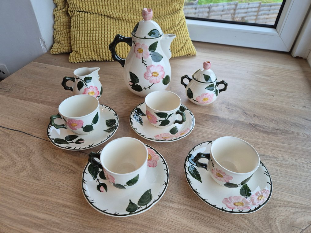 Villeroy & Boch - Servizio da tè e caffè (11) - Wild-Rose, Wildrose - Porcellana - Dipinto a mano, prima scelta! #1.0