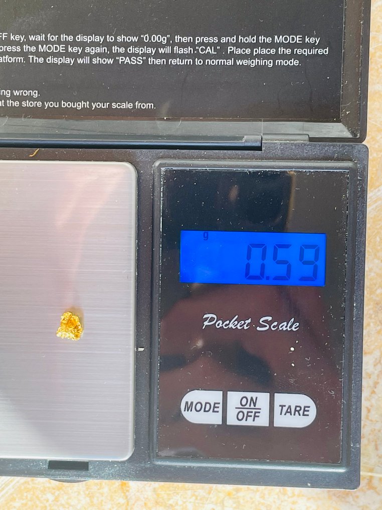 Gold Nuggets- 0.59 g - (1) #4.3