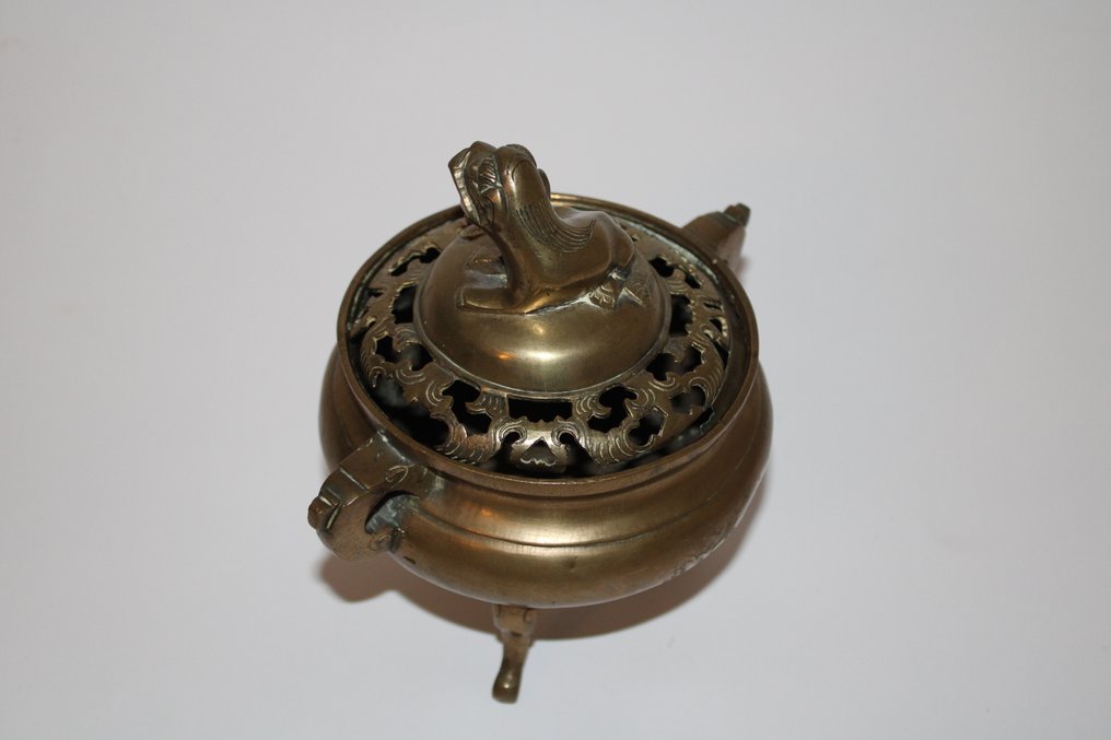 Palnik zapachowy - Żeliwo, brąz #3.2