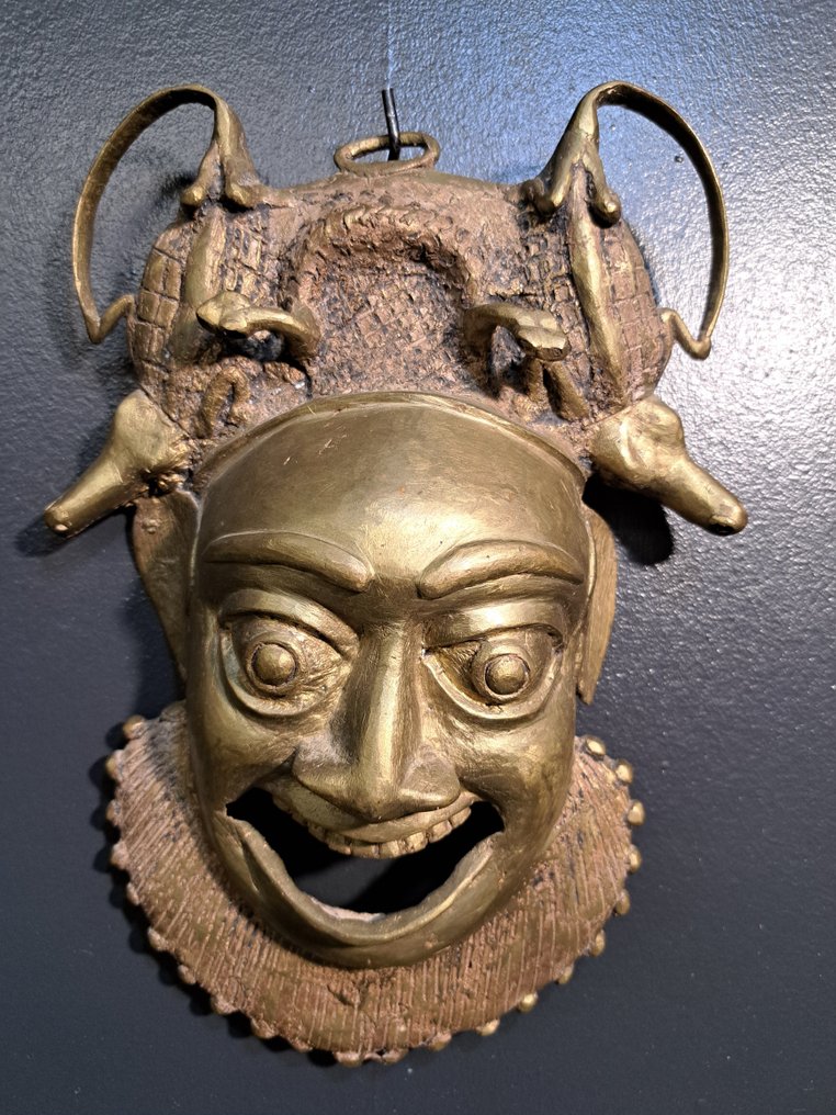 Tribális maszk Kamerun Afrikában - Kamerun  (Nincs minimálár) #1.0