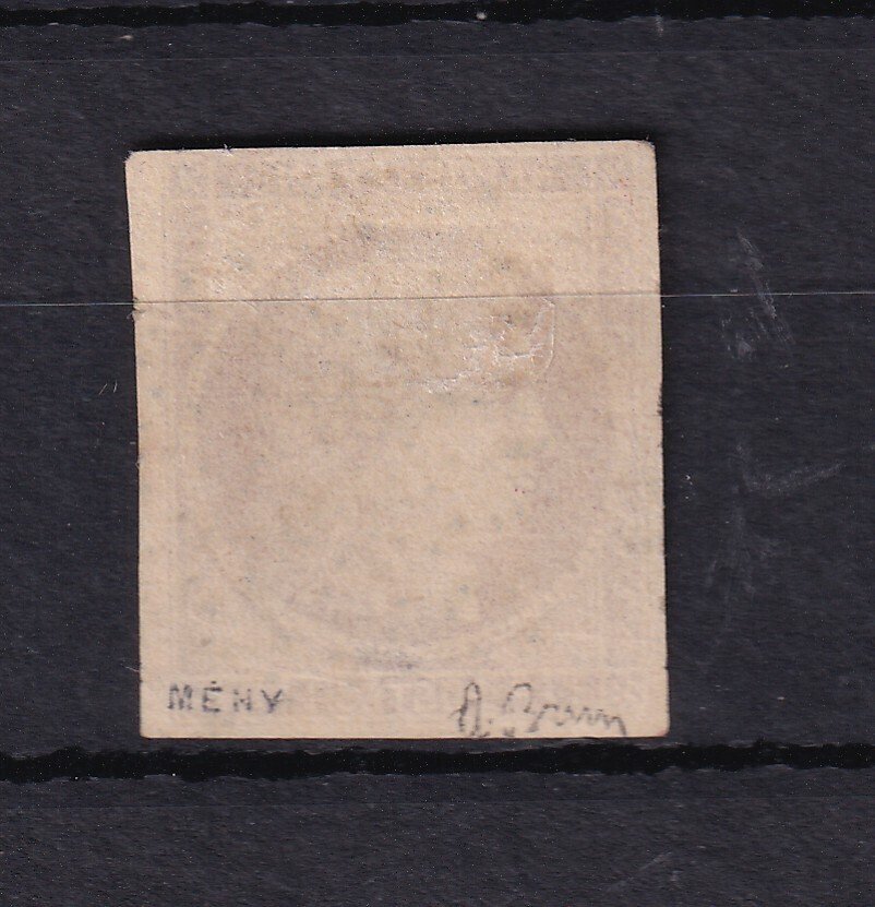 France 1849 - Signed Brun, €1000 coast, Ceres 1f carmine. - Yvert n°6 #1.0