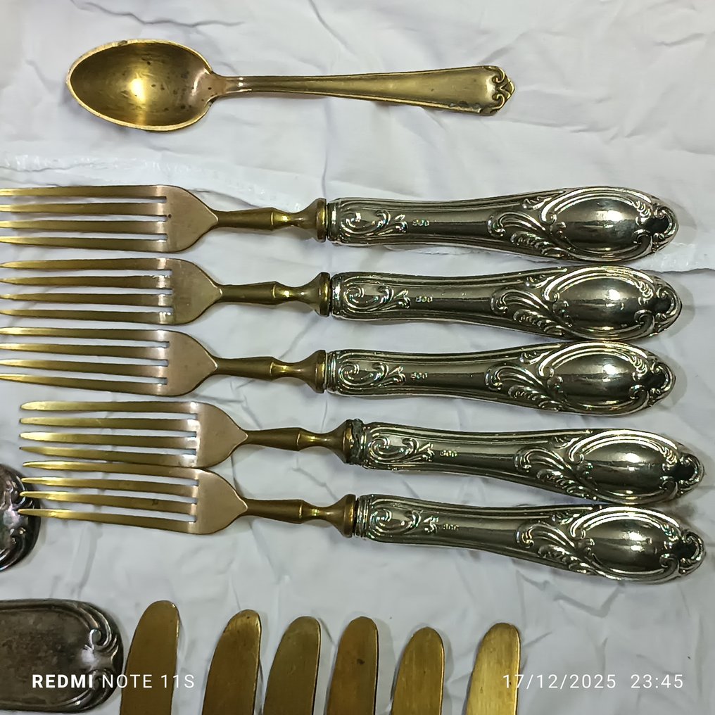 Solingen - Aterinsetti (100) - Hopeoitu, Teräs #2.1