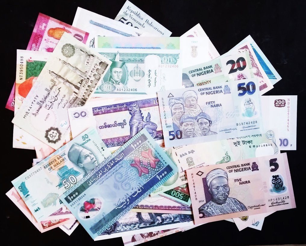 Verden. - 96 banconote - various dates  (Ingen reservasjonspris) #1.0