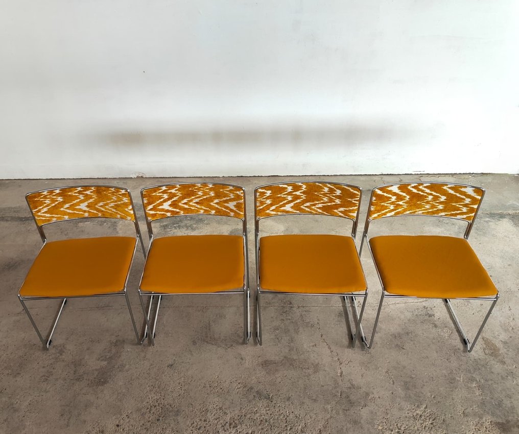 Saporiti - Vittorio Introini - Stuhl (4) - Vorschläge - Jacquard #2.1