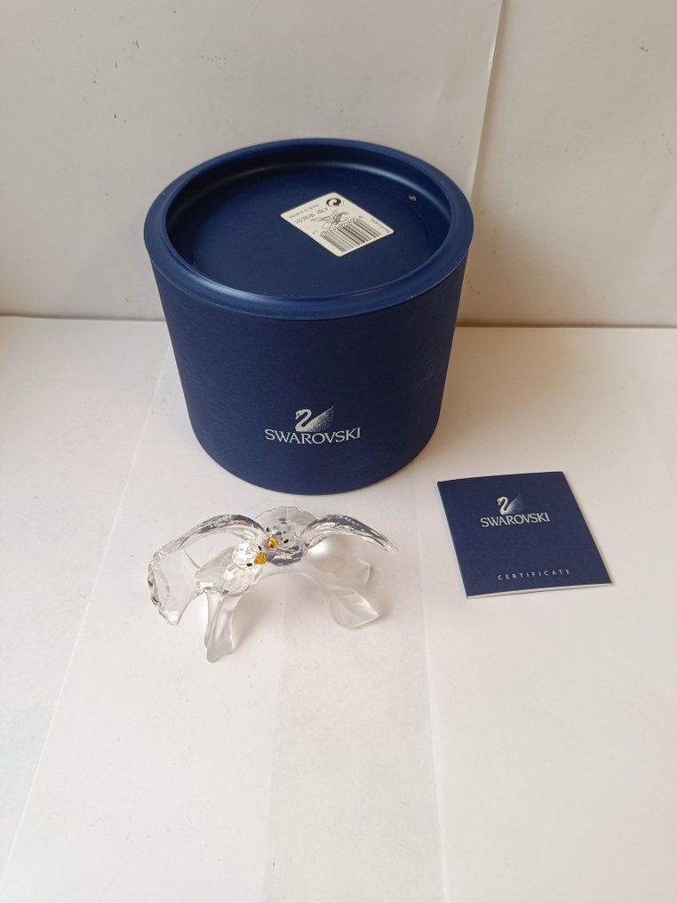 Swarovski - Αγαλματίδιο, Turtle Doves - 657378 - Box + Certificate - 13 cm - Κρύσταλλο #1.0