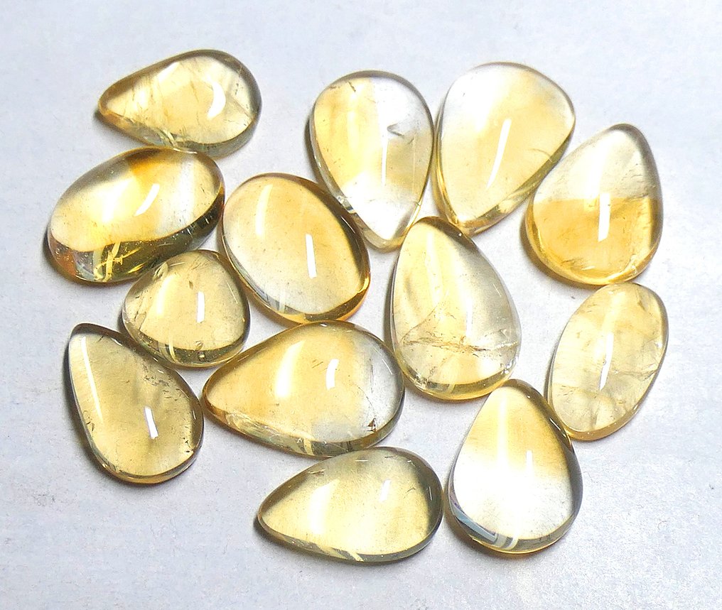 Εντυπωτικό πακέτο από φυσικές κιτρίνες. Καμποσόν- 20.58 g - (13) #3.2