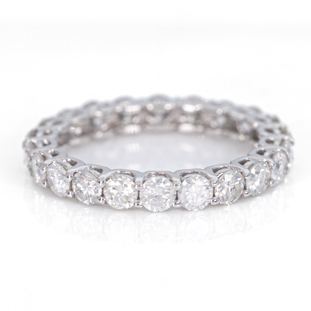 Ei pohjahintaa - Sormus - 14 kt. Valkokulta -  2.22ct. tw. Timantti (Luonnollinen) - GWLab #2.1