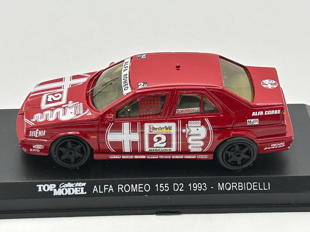 Top Model 1:43 - Modell versenyautó (3) - Alfa Romeo 155 D2 1993 (Alesi #15/ 2x Morbidelli #2) #2.1