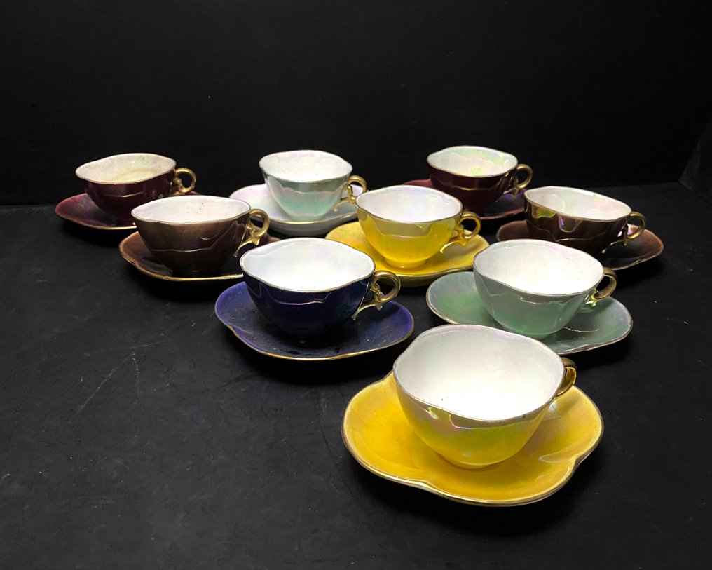 Sarreguemines - Σετ καφέ - Πορσελάνη, Πήλινο #1.0