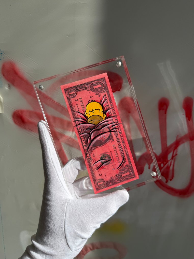 Alan Stefanov (1999) - "Covered by Money" 1 dollar bill - NO Reserve #1.0