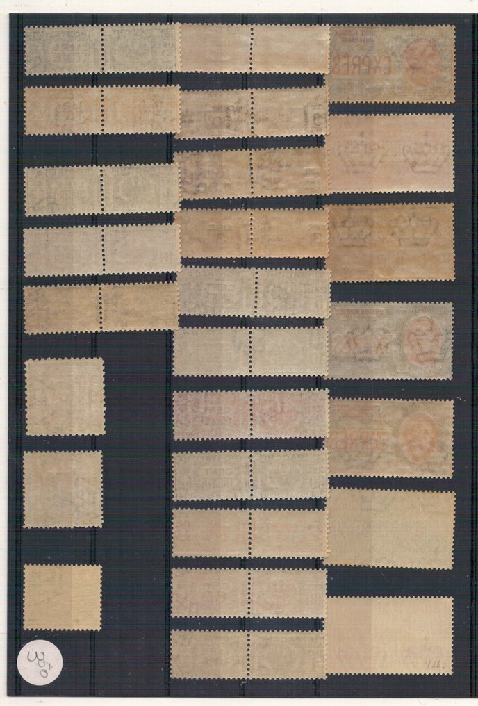 Italien 1884/1942 - vari - tjenester - luftpost - autoriseret levering - ekspres - segntasse #3.2