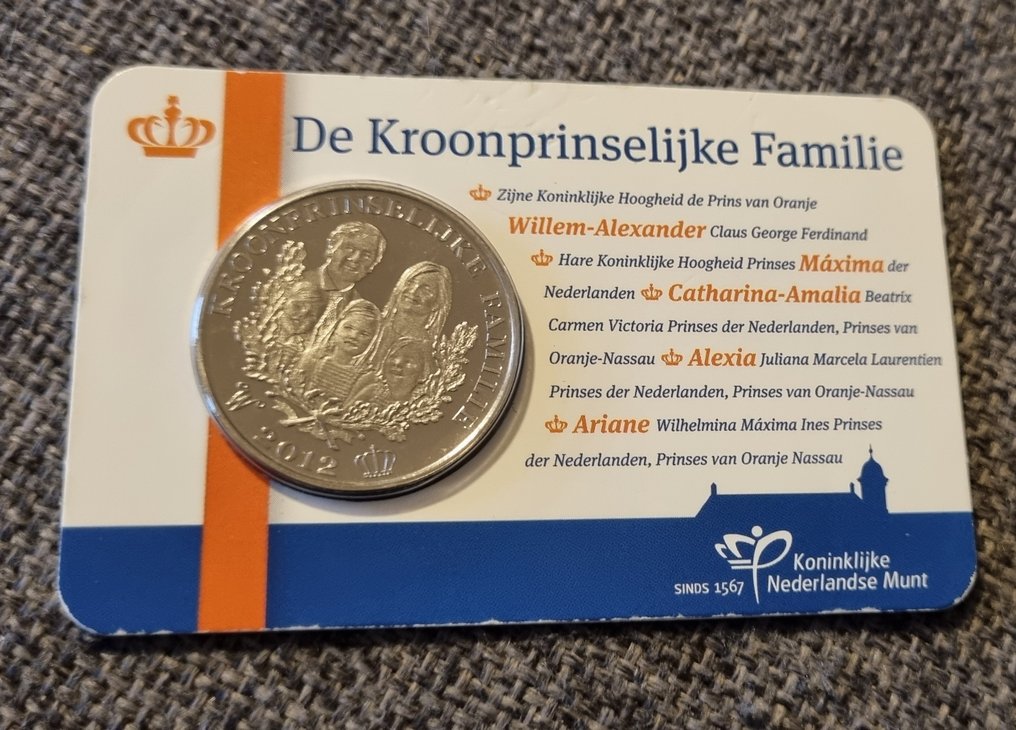 Nederland. Lot van 4 penningen in coincard  (Zonder minimumprijs) #2.1