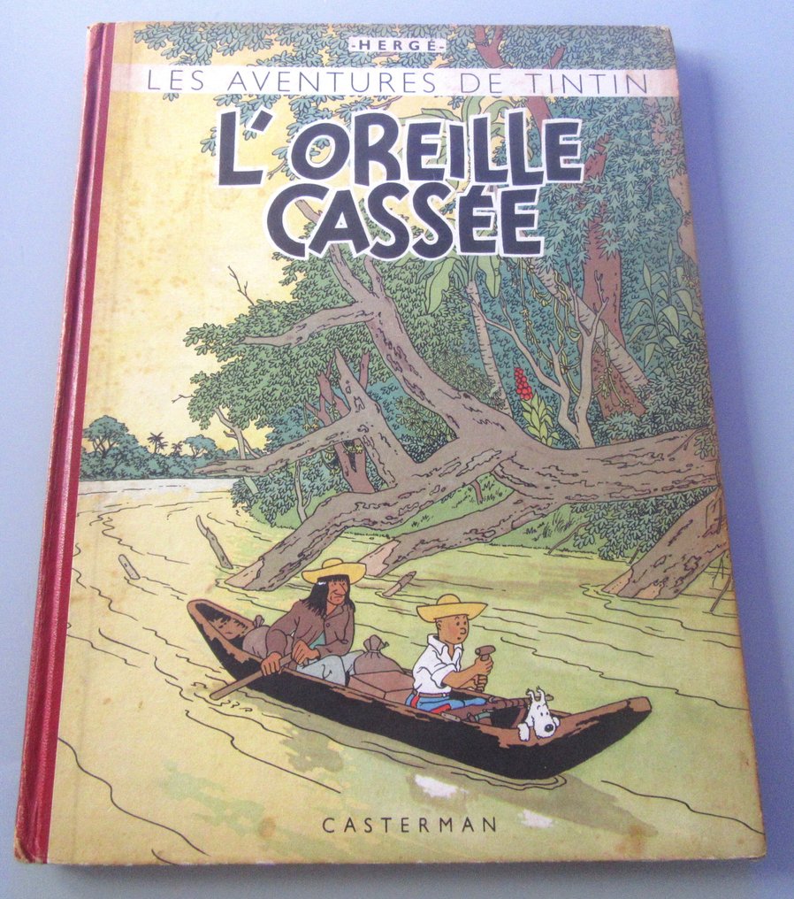 Tintin T6 - L'Oreille Cassée (B2) - C - 1 Album - Reprint - 1948 #1.0