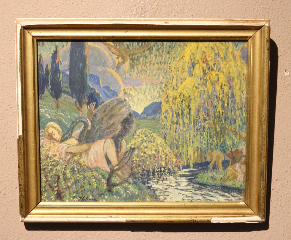 Marcel Lalaurie (1885) - Leda en de zwaan #1.0