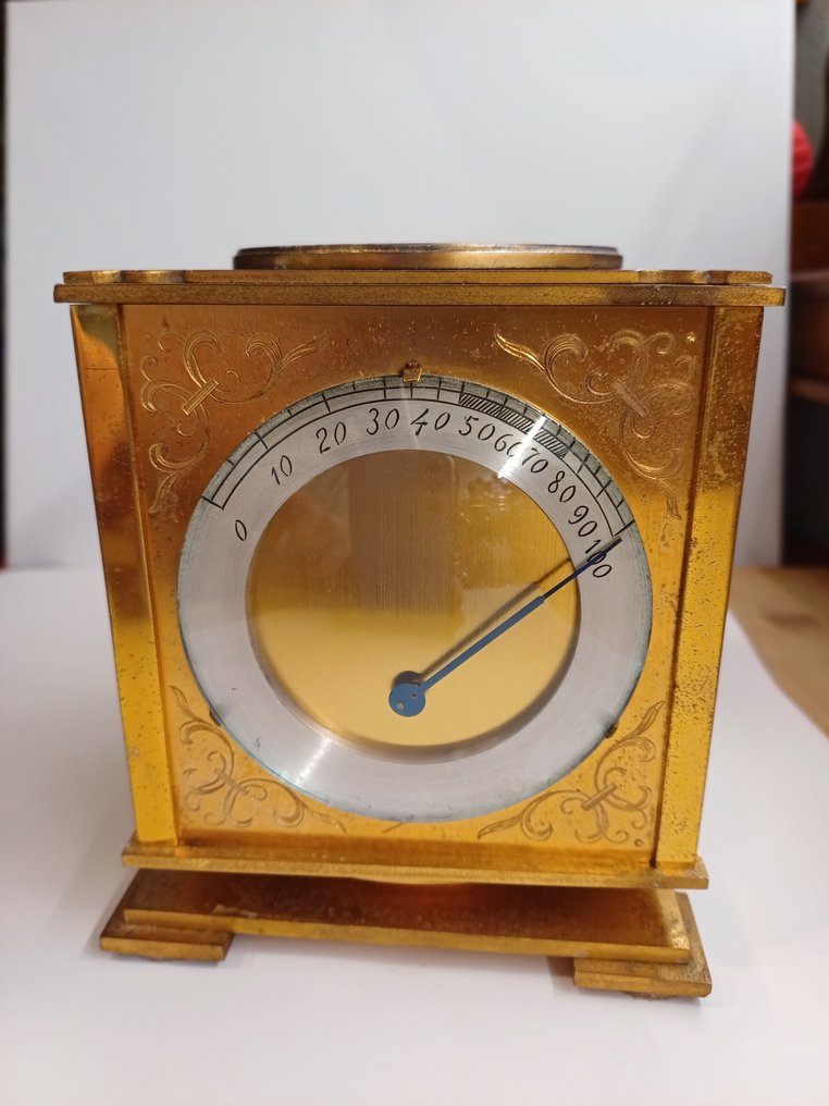 Compendium-pöytäkello -  Antiikin ajan innoittama - Kullattu messinki - 1950-1960 #3.2