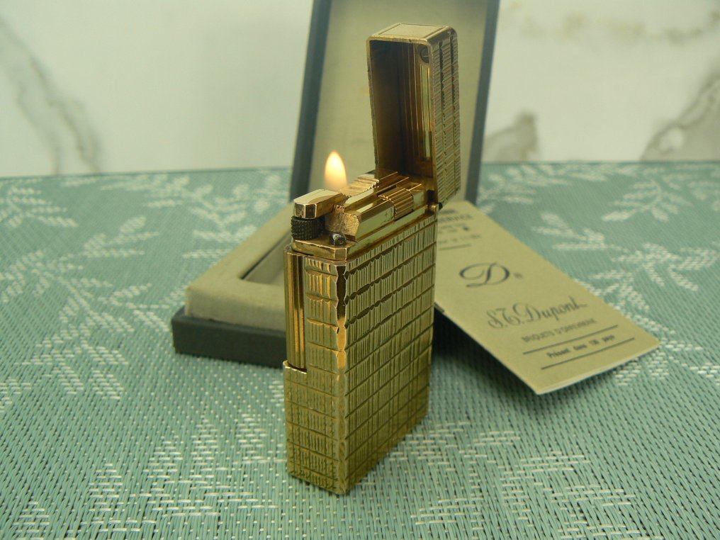 S.T. Dupont - Prince de Galle - Pocket lighter - Gold-plated #4.3
