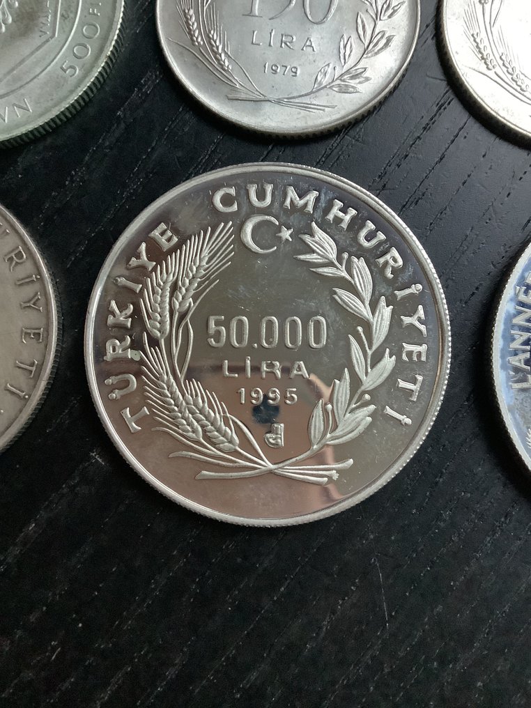 世界. Collection of silver coins 1908-1995 (没有保留价) #4.3