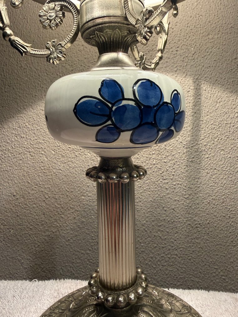 Επιτραπέζιο φωτιστικό - Γυαλί, Πορσελάνη, Μέταλλο #3.2