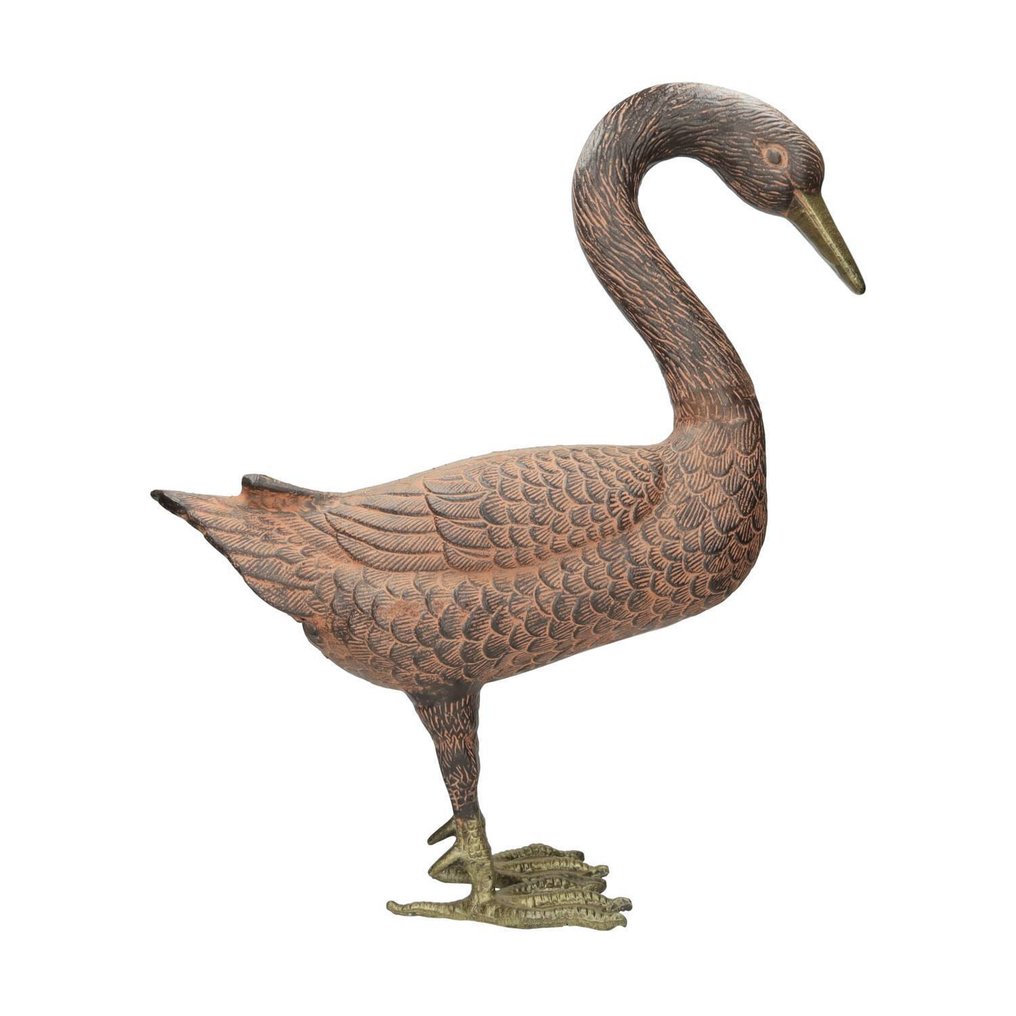 Γλυπτό, Large Goose - 63 cm - Ορείχαλκος, Αλουμίνιο #1.0