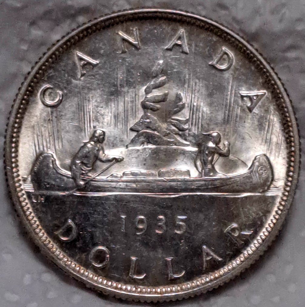 Καναδάς. George V. Dollar 1935  (χωρίς τιμή ασφαλείας) #1.0