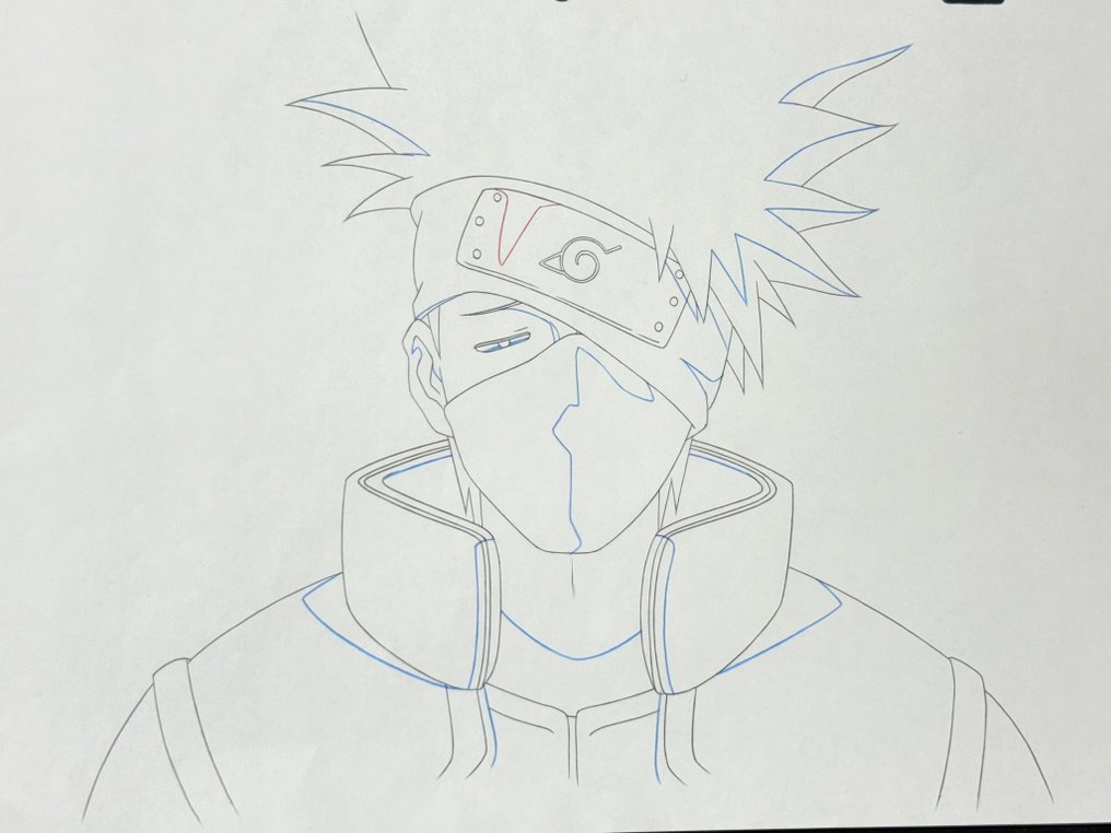 Studio Pierrot - Original animasjonsillustrasjon av Kakashi Hatake - Naruto (2002/07) #2.1