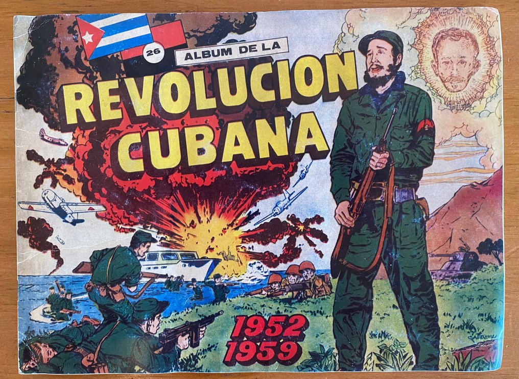 1959 Revolucion Cubana Fidel Castro Ernesto ¨CHE¨ Guevara Juan Manuel Fangio Camilo CienFuegos Original - 1 完整專輯 - Good (GD) #1.0